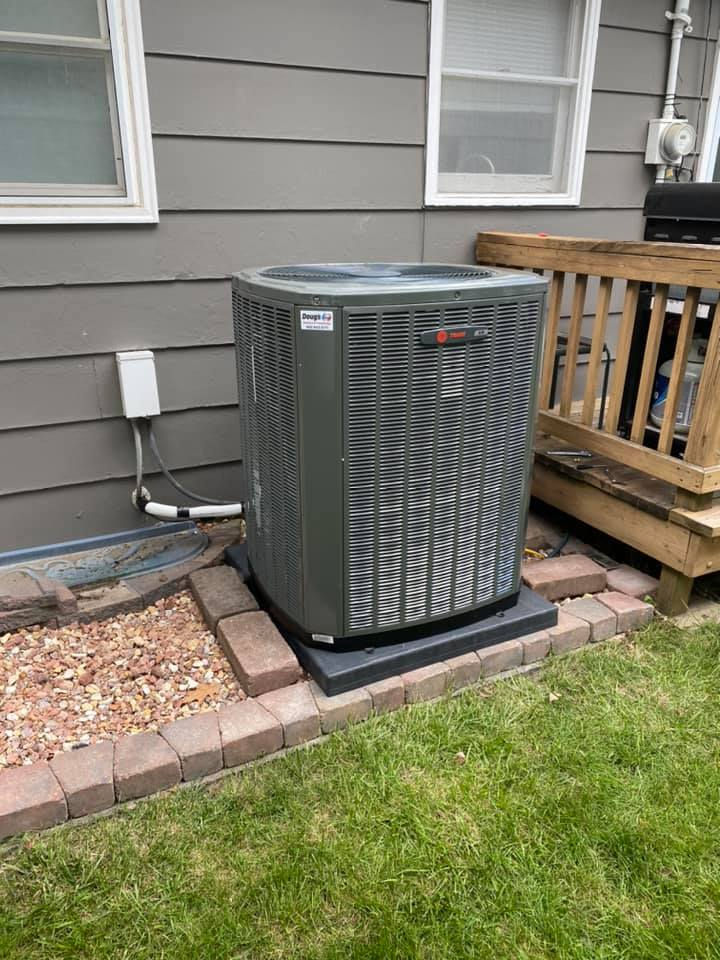 Trane two-stage system installation